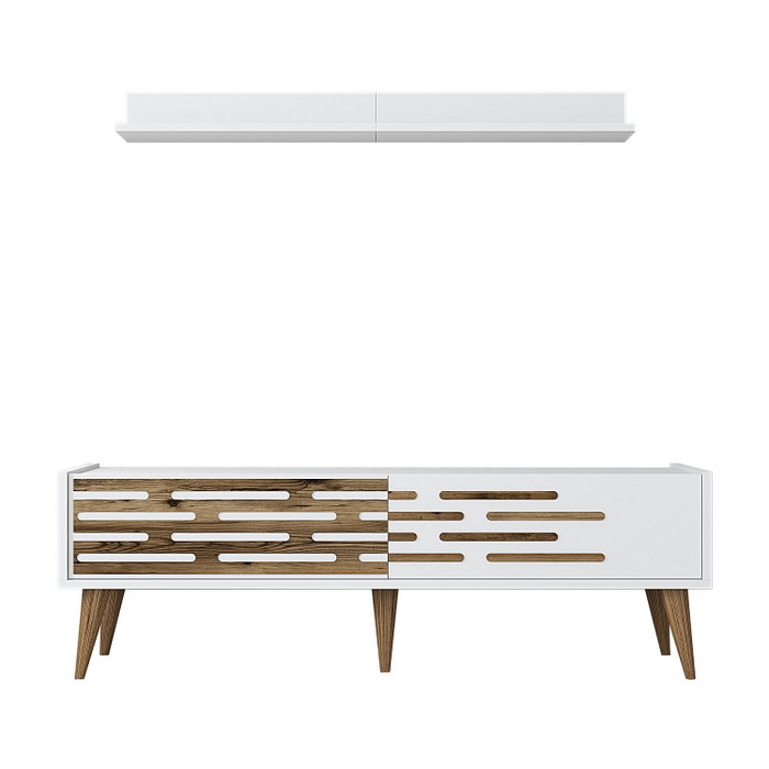 Hanah Home Valensiya 140 Mueble para TV Blanco